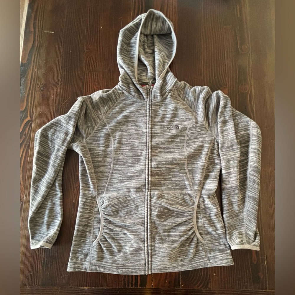 The North Face Gray Full-Zip Hoodie